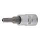 BGS Bit a inserto, azionamento quadro interno 6,3mm (1/4") profilo a T (per TX) con foro-1