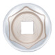BGS Inserto chiave a bussola esagonale, attacco quadrato interno 20 mm (3/4"), SW 54 mm-3