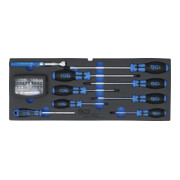 BGS Inserto in schiuma per art. 3312: cacciavite, set di bit e sollevatore magnetico, 41pz.