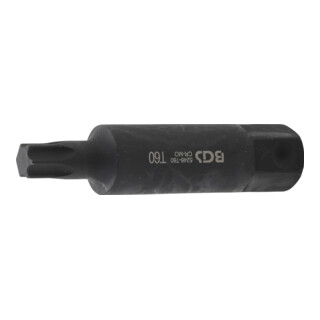 BGS Inserto, lunghezza 100 mm, attacco esagono esterno 22 mm, profilo a T (per TX) T60