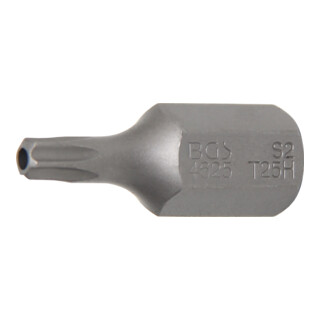 BGS Inserto, lunghezza 30 mm, attacco esagono esterno 10 mm (3/8"), profilo a T (per TX) con alesatura T25