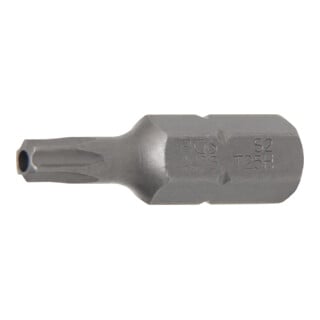 BGS Inserto, lunghezza 30 mm, attacco esagono esterno 8 mm (5/16"), profilo a T (per TX) con alesatura T25
