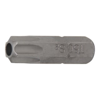 BGS Inserto, lunghezza 30 mm, attacco esagono esterno 8 mm (5/16"), profilo a T (per TX) con alesatura T50