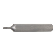 BGS Inserto, lunghezza 75 mm, attacco esagono esterno 10 mm (3/8"), profilo a T (per Torx) T10