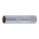 BGS Inserto per candele con gomma di fissaggio, poligonale, lunga, azionamento quadro interno 10mm (3/8"), apertura 16mm-1
