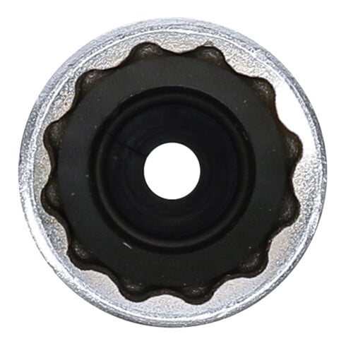 BGS Inserto per candele con gomma di fissaggio, poligonale, lunga, azionamento quadro interno 10mm (3/8"), apertura 16mm