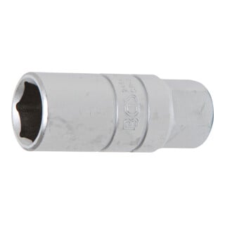 BGS Inserto per candele esagonale, azionamento quadro interno 10mm (3/8"), apertura 18mm