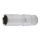 BGS Inserto per candele esagonale, azionamento quadro interno 10mm, apertura 16mm-1