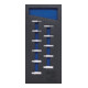BGS Inserto per carrello da officina 1/3: bussole esagonali 6,3mm (1/4"), profonde, 11pz.-1