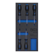 BGS Inserto per carrello da officina 1/3: cacciavite con profilo a T (per TX), 5pz.