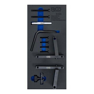BGS Inserto per carrello da officina 1/3: set di utensili per la regolazione del motore per BMW S65