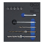 BGS Inserto per carrello da officina 1/6: Set riparazione filettatura per viti di fissaggio dell'iniettore, 10pz.