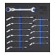 BGS Inserto per carrello da officina 2/3: set di chiavi combinate a cricchetto, apertura 8 - 19mm, 12pz.-1