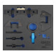 BGS Inserto per carrello da officina 2/3: set di utensili per la regolazione del motore per BMW M42, M43, M50, M52, M60, M51-1