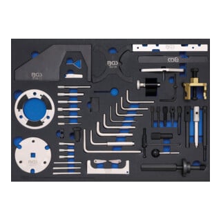 BGS Inserto per carrello da officina 3/3: Set di utensili per la regolazione del motore per Ford, VW, Seat, Mazda, Volvo