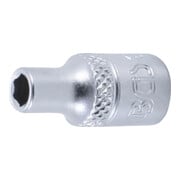 BGS Inserto per chiave a bussola esagonale, azionamento quadro interno 6,3mm (1/4")