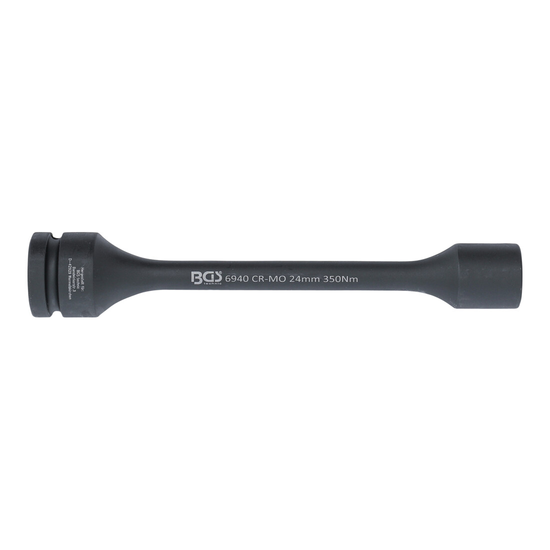 BGS Inserto per chiave a bussola esagonale di torsione, azionamento quadro interno 25mm (1"), apertura 24mm 350 Nm