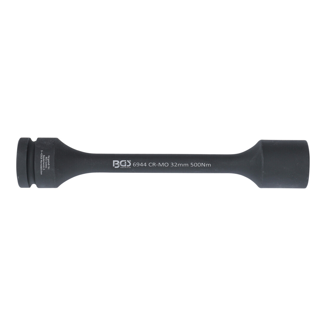 BGS Inserto per chiave a bussola esagonale di torsione, azionamento quadro interno 25mm (1"), apertura 32mm 500 Nm