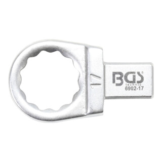 BGS Insteek-ringsleutel | 17 mm | opname 9 x 12 mm