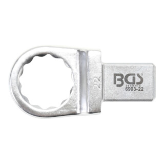 BGS Insteek-ringsleutel | 22 mm | opname 14 x 18 mm