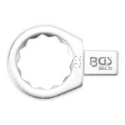 BGS Insteek-ringsleutel | 22 mm | opname 9 x 12 mm