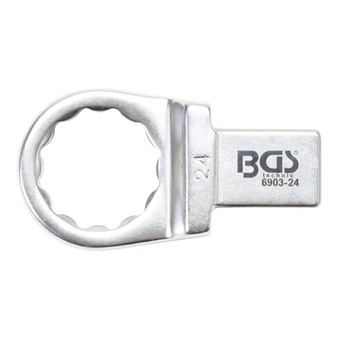 BGS Insteek-ringsleutel | 24 mm | opname 14 x 18 mm
