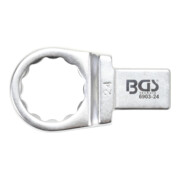 BGS Insteek-ringsleutel | 24 mm | opname 14 x 18 mm