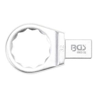BGS Insteek-ringsleutel | 32 mm | opname 14 x 18 mm