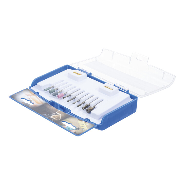 BGS Jeu d’accessoires pour mini-outil de précision 12 pièces