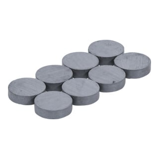BGS Jeu d’aimants céramiques Ø 18 mm 8 pièces
