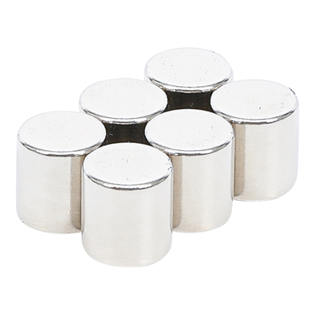 BGS Jeu d’aimants extrapuissants Ø 9,5 mm 6 pièces