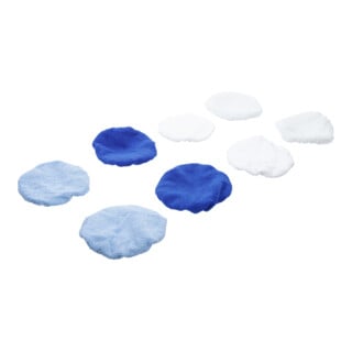BGS Jeu de bonnets de polissage, Ø 125 mm, 8 pièces