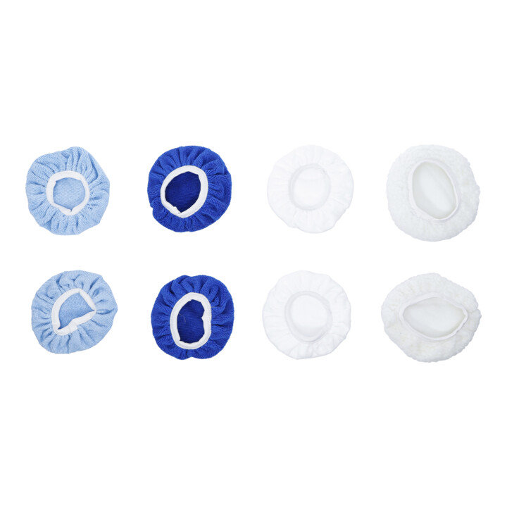 BGS Jeu de bonnets de polissage, Ø 125 mm, 8 pièces