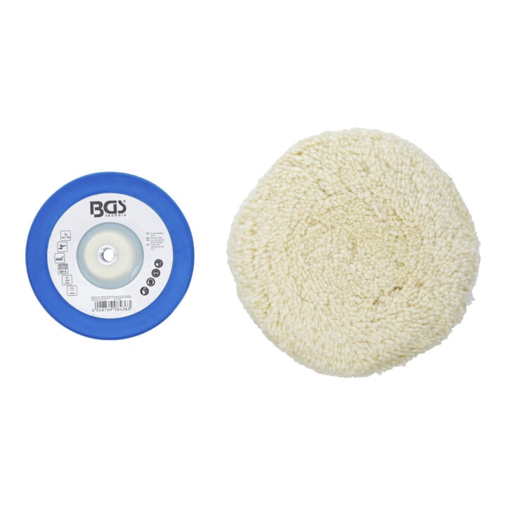 BGS Jeu de bonnets de polissage, Ø 180 mm, 2 pièces