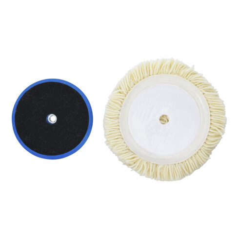 BGS Jeu de bonnets de polissage, Ø 180 mm, 2 pièces