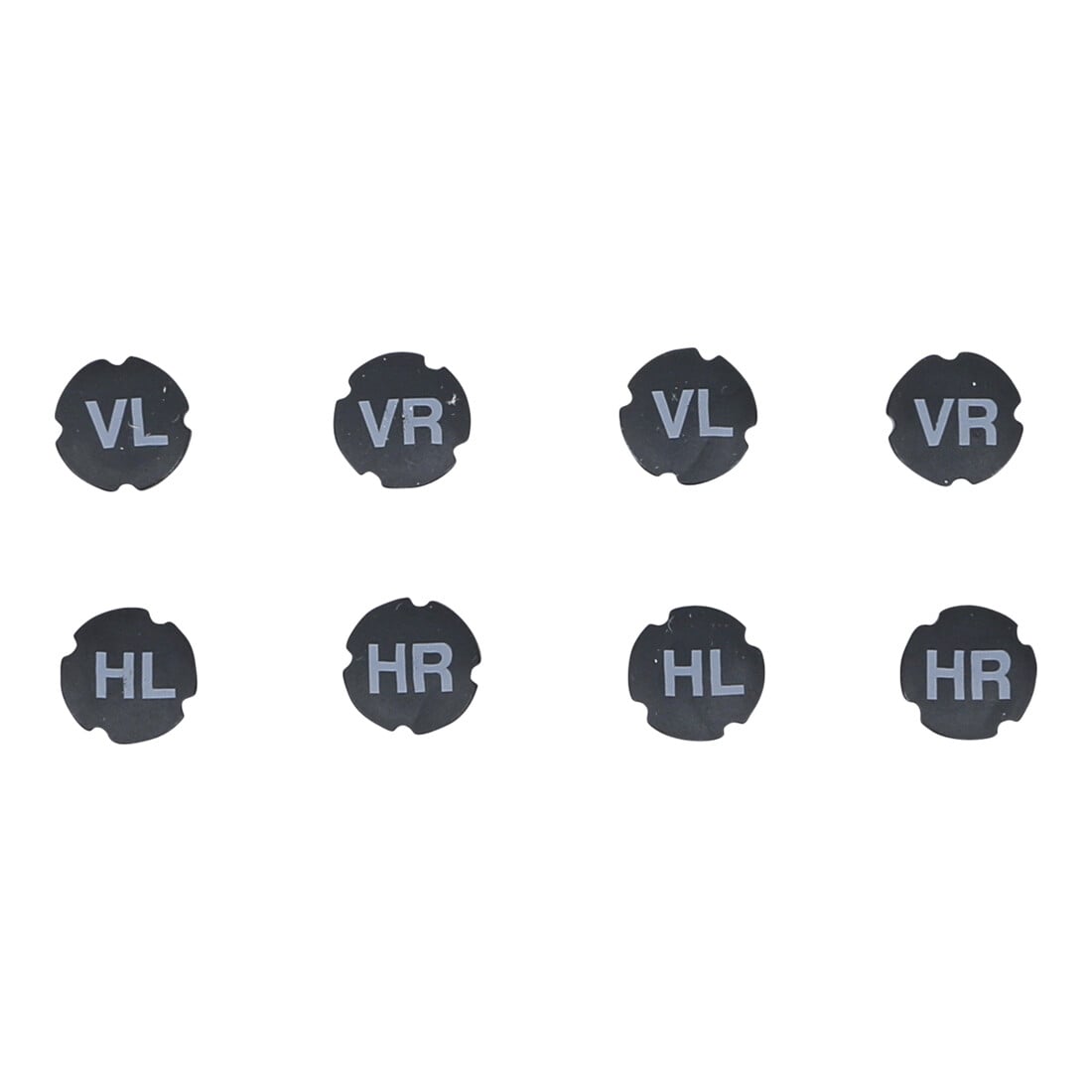 BGS Jeu de capuchons de valve en plastique, pour marquage des pneus, 8 pièces