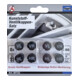BGS Jeu de capuchons de valve en plastique, pour marquage des pneus, 8 pièces