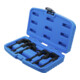 BGS Jeu de clés à griffes, entraînement carré intérieur 10 mm (3/8"), avec articulation, 6 pièces