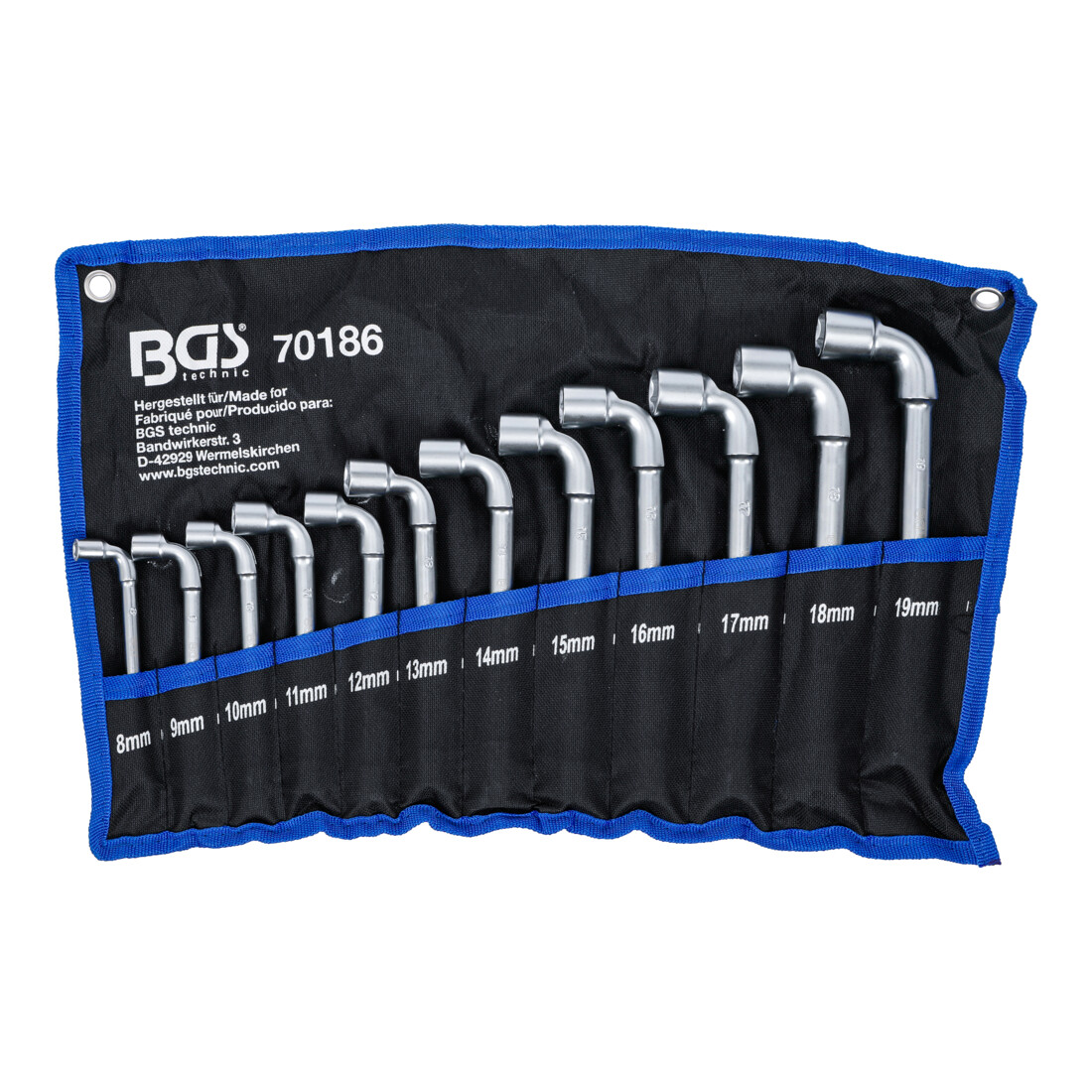 BGS Jeu de clés à pipe 8 - 19 mm 12 pièces
