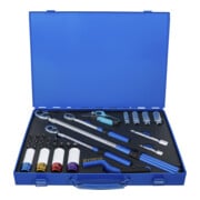 BGS Jeu de clés dynamométriques, entraînement carré extérieur 6,3 mm (1/4"), 10 mm (3/8"), 12,5 mm (1/2"), 31 pièces