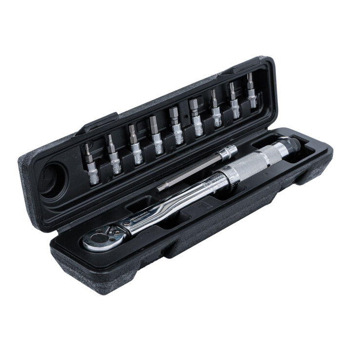 BGS Jeu de clés dynamométriques, entraînement carré extérieur 6,3 mm (1/4"), 2 - 24 Nm, 11 pièces