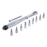 BGS Jeu de clés dynamométriques, entraînement carré extérieur 6,3 mm (1/4"), 2 - 24 Nm, 11 pièces-5