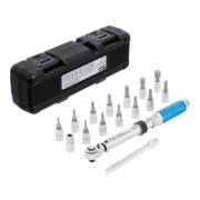 BGS Jeu de clés dynamométriques, entraînement carré extérieur 6,3 mm (1/4"), 3 - 24 Nm, 16 pièces