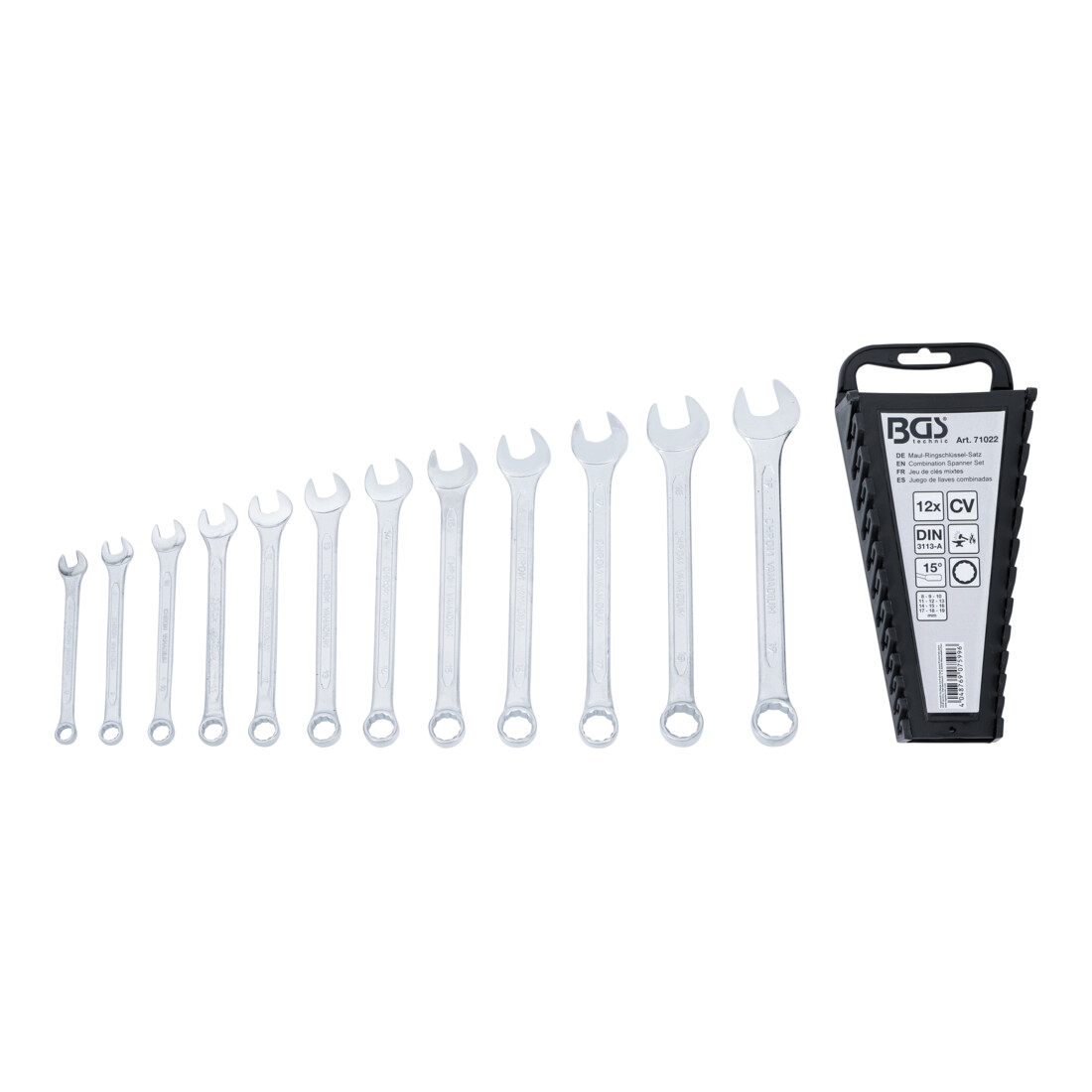 BGS Jeu de clés mixtes 8 - 19 mm 12 pièces