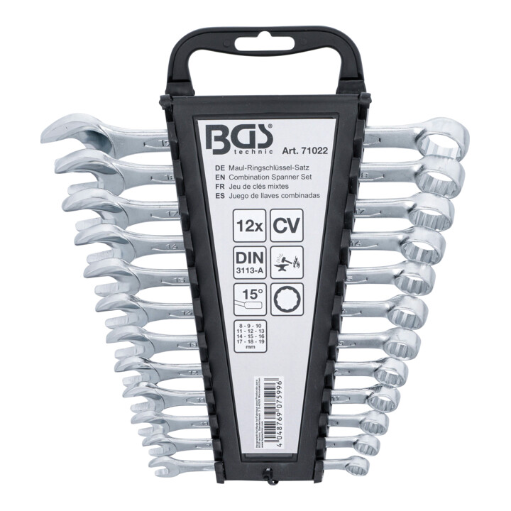 BGS Jeu de clés mixtes 8 - 19 mm 12 pièces