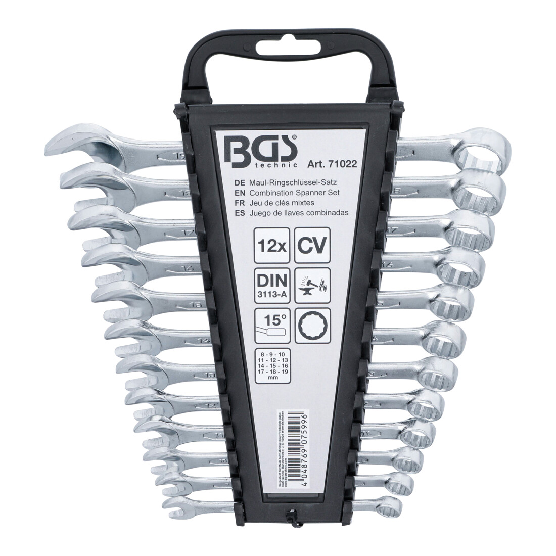 BGS Jeu de clés mixtes 8 - 19 mm 12 pièces