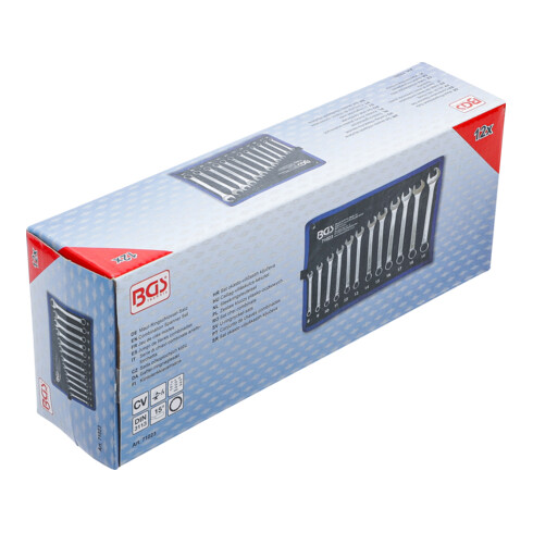 BGS Jeu de clés mixtes 8 - 19 mm 12 pièces, 71023