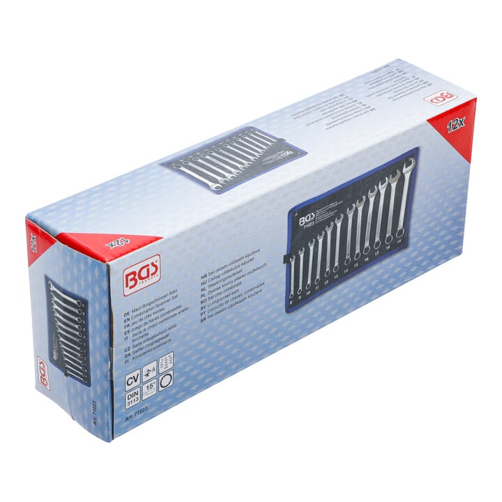 BGS Jeu de clés mixtes 8 - 19 mm 12 pièces, 71023