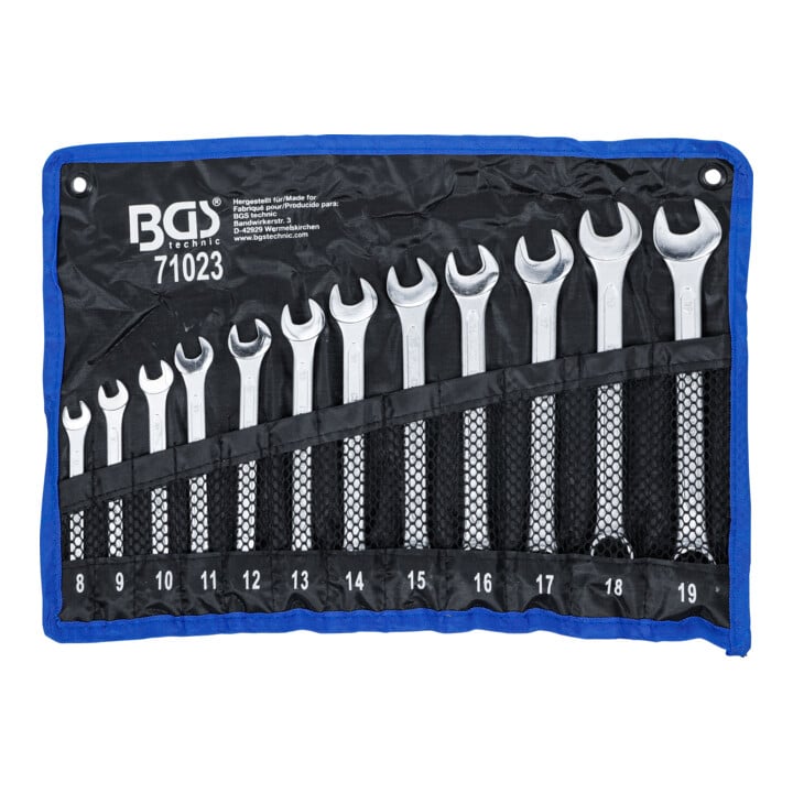 BGS Jeu de clés mixtes 8 - 19 mm 12 pièces, 71023