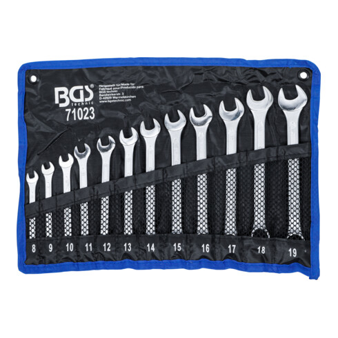 BGS Jeu de clés mixtes 8 - 19 mm 12 pièces, 71023